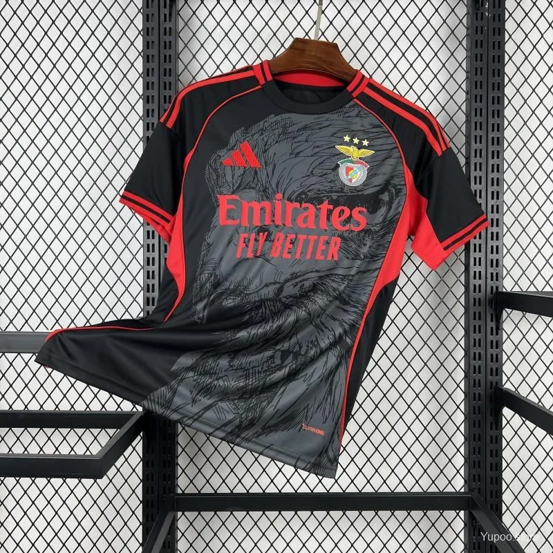Camiseta SL Benfica 2025/26 ESPECIAL MANGA CORTA VERSION FAN
